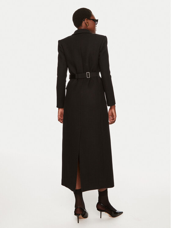 Elisabetta Franchi Elisabetta Franchi Παλτό μεταβατικό CP-002-46E2-V1000 Μαύρο Regular Fit