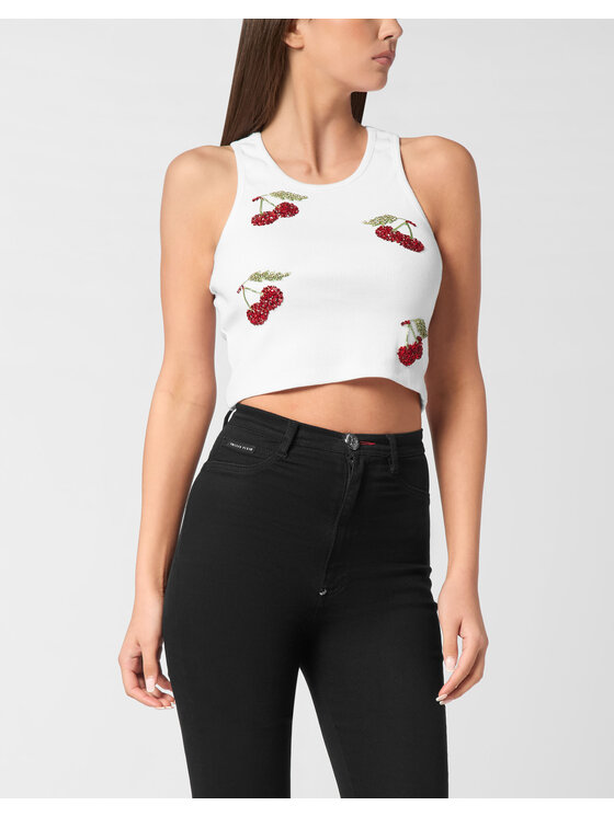 PHILIPP PLEIN PHILIPP PLEIN Tank top 24205 Biela