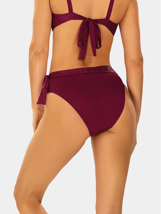 Feba Feba Dół od bikini FD164D Bordowy