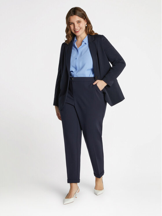 Fiorella Rubino Fiorella Rubino Pantaloni di tessuto P124L002046N034 Blu Regular Fit