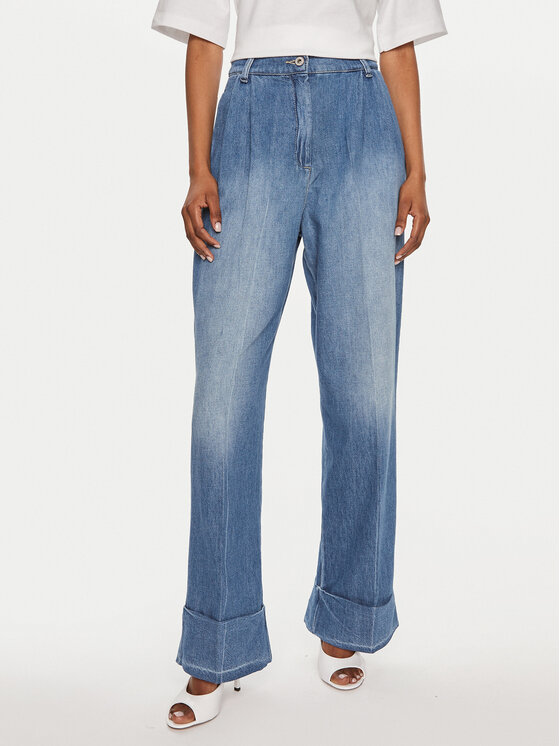 Please Please Traperice P2V7CMXNOS Plava Relaxed Fit