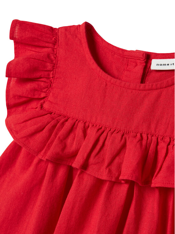 NAME IT NAME IT Vasarinė suknelė Falinnen 13240518 Raudona Regular Fit