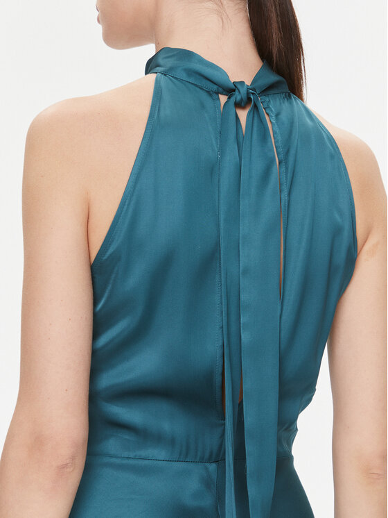 Samsøe Samsøe Samsøe Samsøe Večernja haljina Rheo F23400102 Zelena Regular Fit