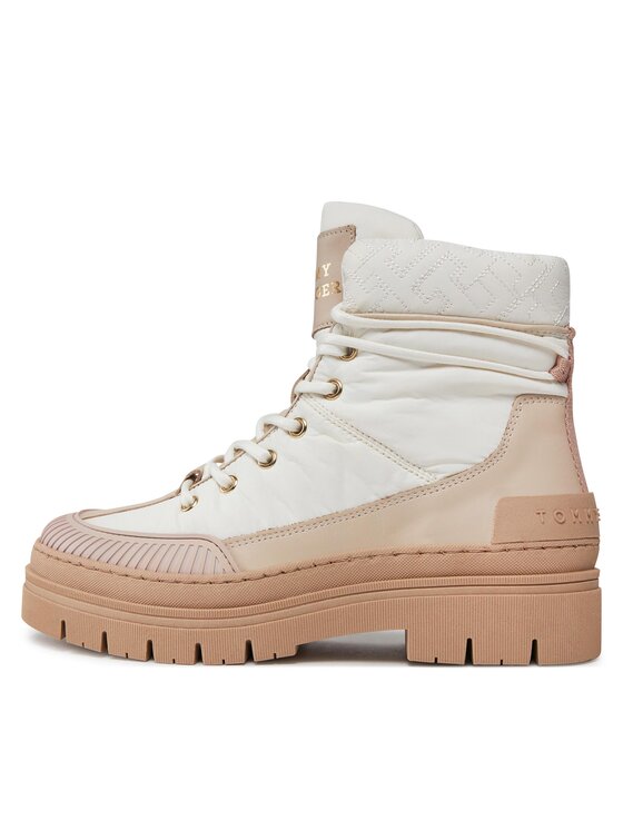 Tommy Hilfiger Tommy Hilfiger Scarponcini Th Monogram Outdoor Boot FW0FW07502 Bianco