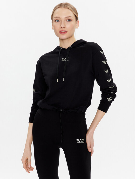EA7 Emporio Armani EA7 Emporio Armani Džemperis 3RTM47 TJEAZ 0200 Juoda Regular Fit