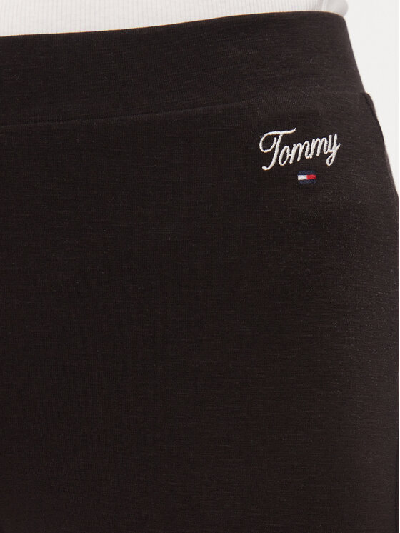 Tommy Jeans Tommy Jeans Hlače iz tkanine DW0DW17311 Črna Flare Fit