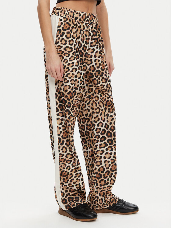 Puma Teplákové nohavice T7 Leo Luxe 632343 Hnedá Straight Fit