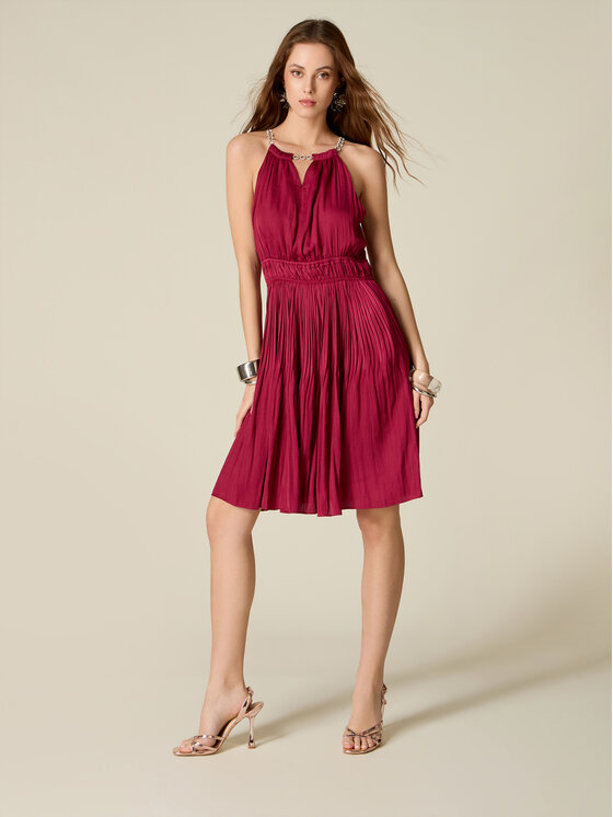 Oltre Oltre Vestito da giorno 7035J000860N009 Bordeaux A-Line Fit