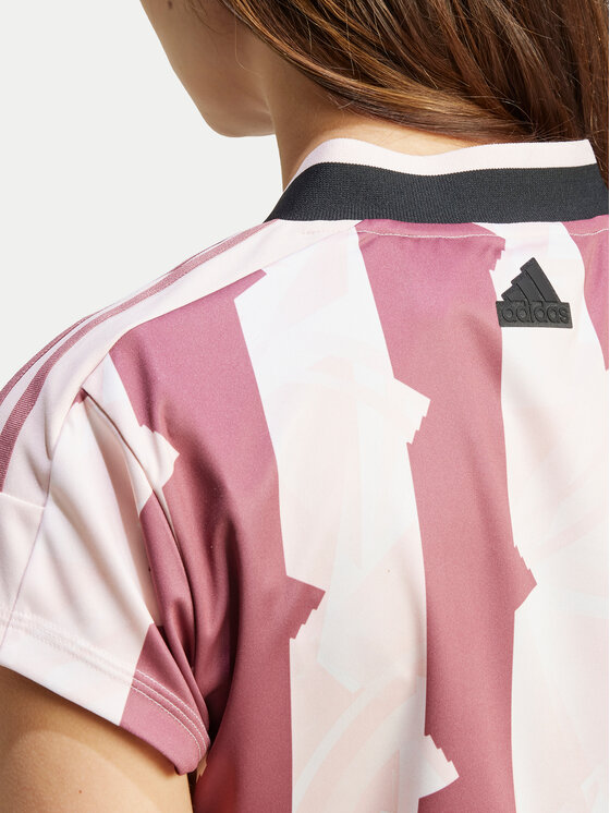 adidas adidas Тишърт Tiro Cut 3-Stripes IX3520 Розов Slim Fit