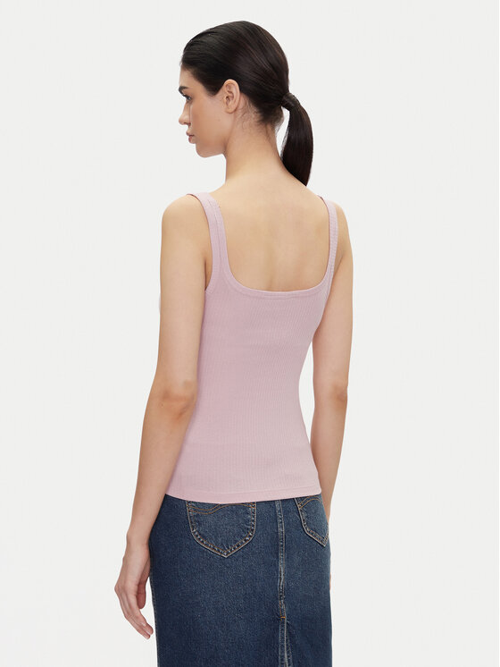 Lee Lee Top Square 112363644 Fioletowy Slim Fit