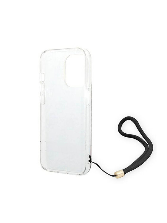 Guess Guess Etui na telefon 4G Print Cord Brązowy