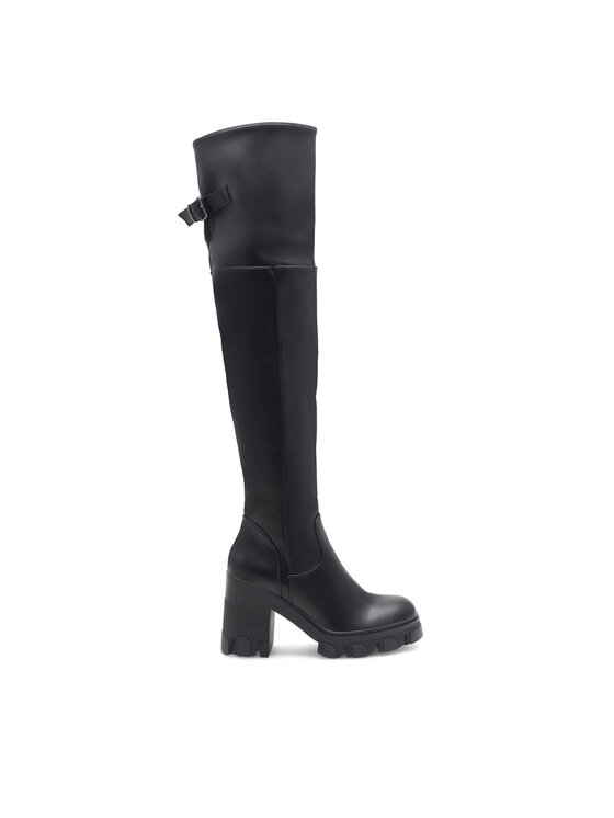 DeeZee DeeZee Μπότες πάνω από το γόνατο Rachel HL220437 Μαύρο