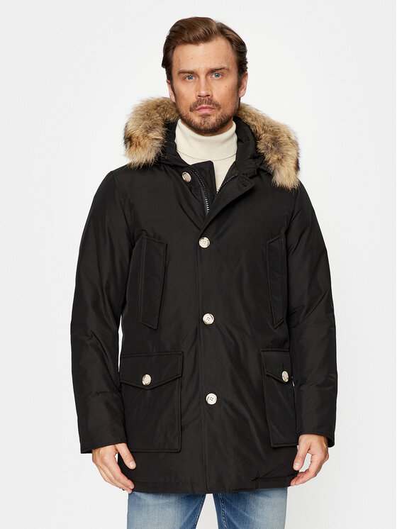 Męska Kurtka puchowa Woolrich, Rozmiar L, Czarna, Arctic CFWOOU0482MRUT0001