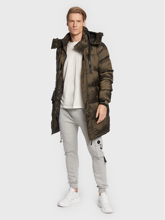 Brave Soul Brave Soul Zimska jakna MJK-NEEMA Kaki Regular Fit