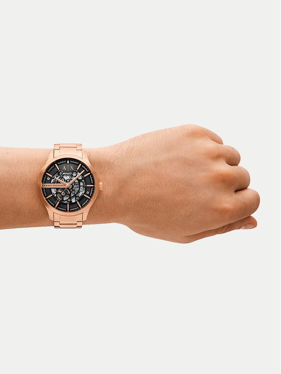Armani Exchange Armani Exchange Laikrodis Hampton Automatic AX2456 Auksinė