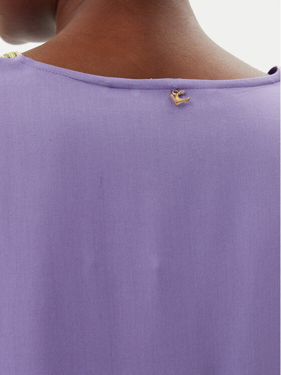 LOLA CASADEMUNT LOLA CASADEMUNT Tunika LS2516056 Fioletowy Relaxed Fit