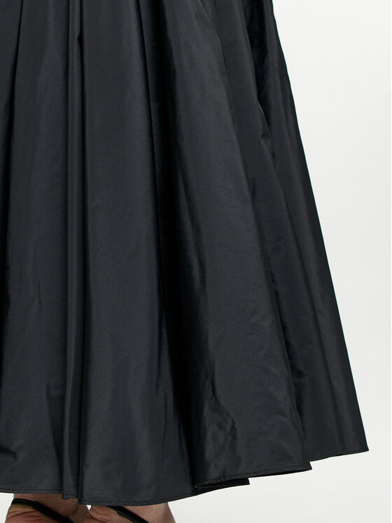 Marella Marella Trapecijos formos sijonas Diction2 2413101092 Juoda Regular Fit