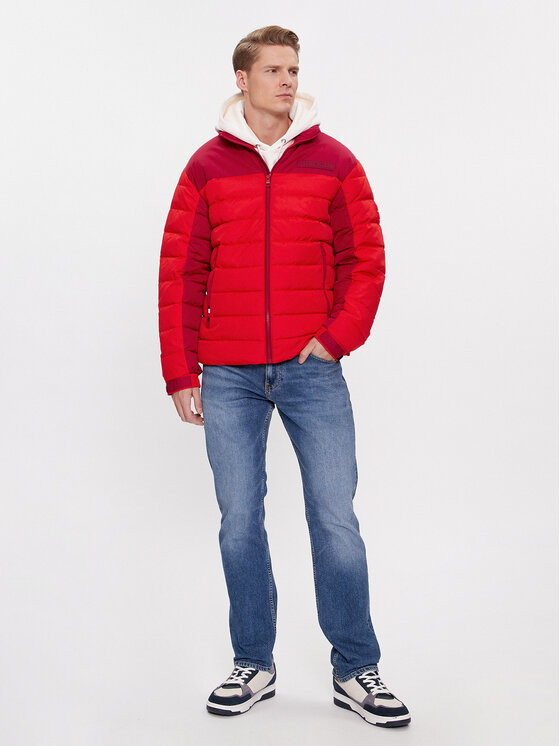 Tommy Hilfiger Tommy Hilfiger Kurtka przejściowa New York MW0MW33734 Czerwony Regular Fit