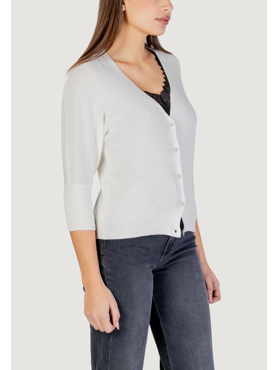 Morgan Morgan Кардиган 251-MBATSI Екрю Slim Fit