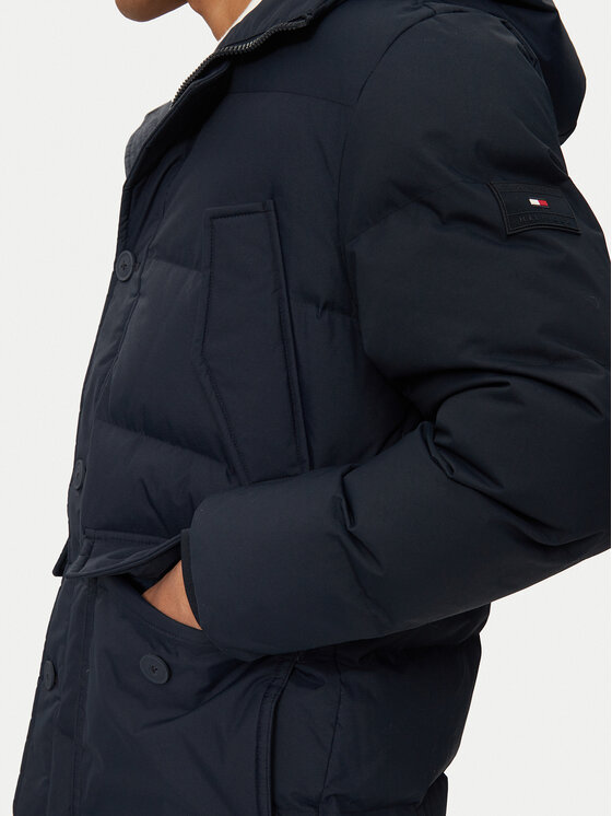 Tommy Hilfiger Tommy Hilfiger Zimska jakna Essential MW0MW37483 Tamnoplava Regular Fit
