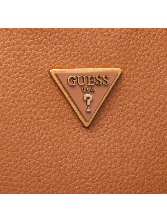 Guess Guess Torebka Downtown Chic Turnlock Tote HWVB83 85230 Brązowy