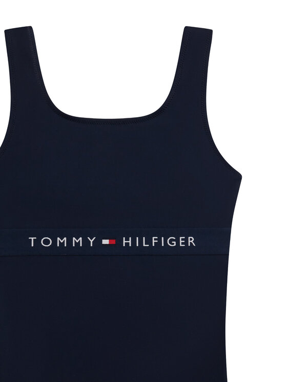 Tommy Hilfiger Tommy Hilfiger Jednodílné plavky UG0UG00822 Tmavomodrá
