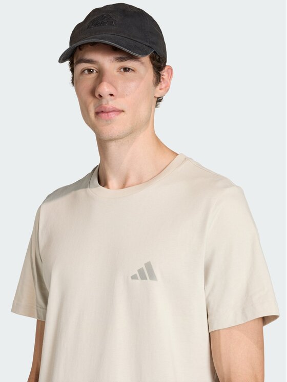 adidas adidas Koszulka techniczna 161507 Beżowy Regular Fit