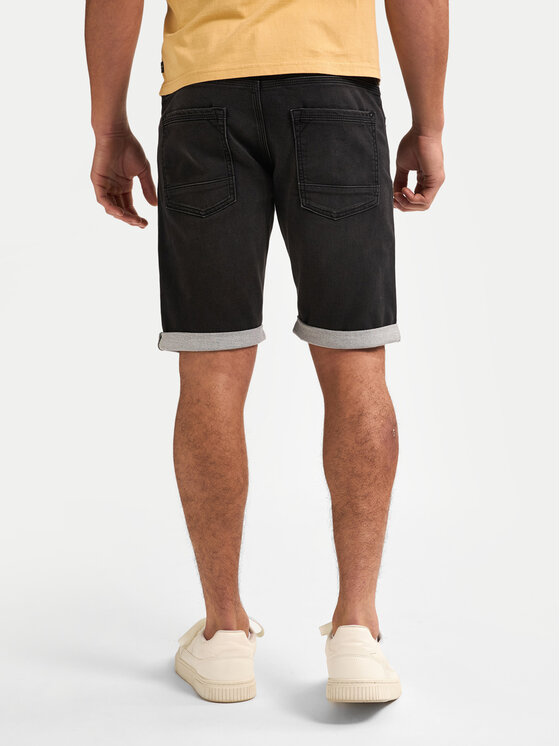 Petrol Industries Petrol Industries Džínsové šortky M-ROS-SHO001 Sivá Slim Fit