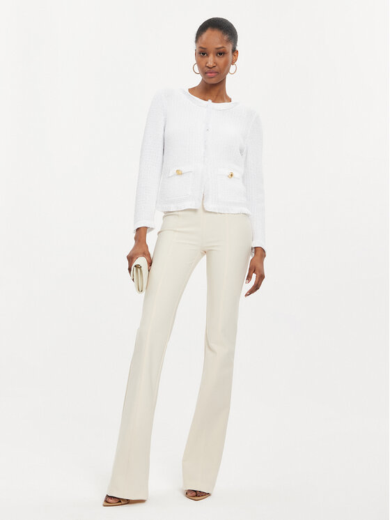 Luisa Spagnoli Luisa Spagnoli Kardigan Conforto 58327 Bijela Regular Fit