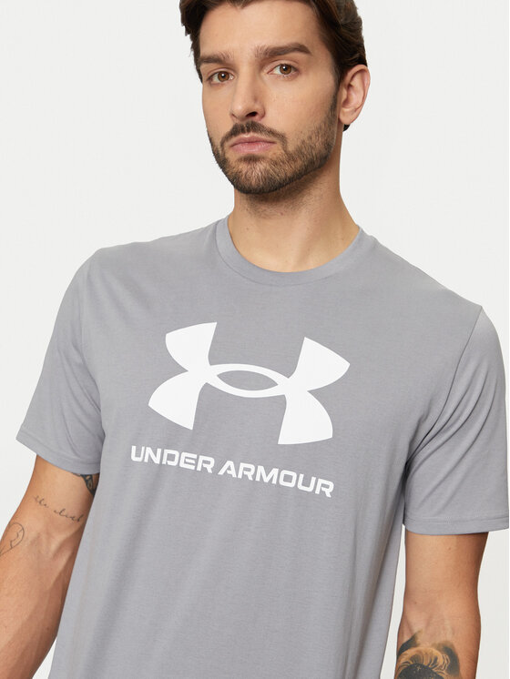 Under Armour T Shirt Ua Sportstyle Logo Update Ss 1382911 Grau Loose Fit Modivo