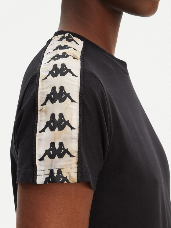Kappa Kappa Футболка Banda Pippigt 351N56W Чорний Regular Fit