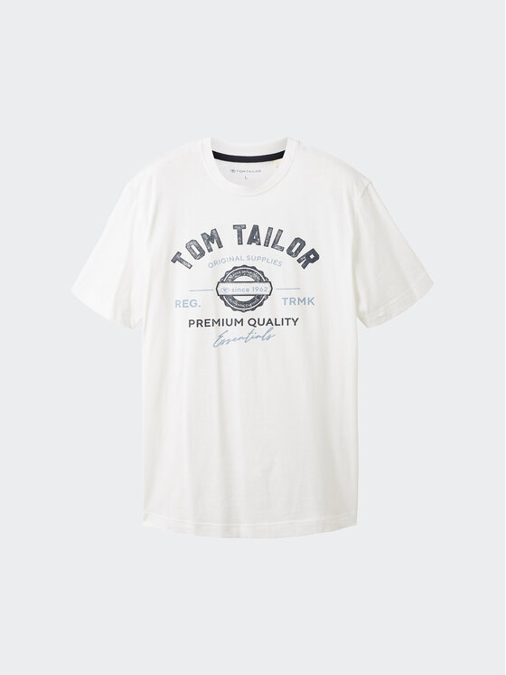 Tom Tailor Tom Tailor Tričko 1037735 Biela Regular Fit