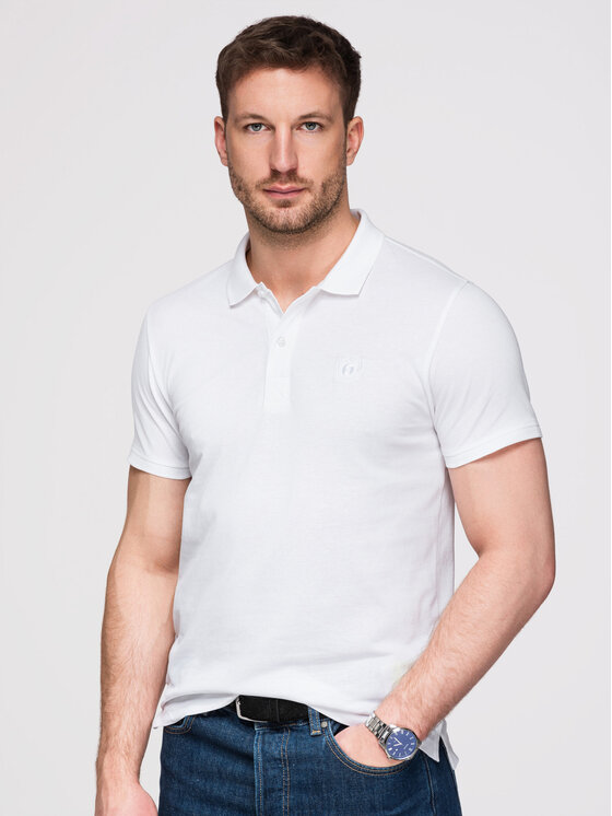 Ombre Ombre Polo OM-POBS-0171 Kolorowy Regular Fit