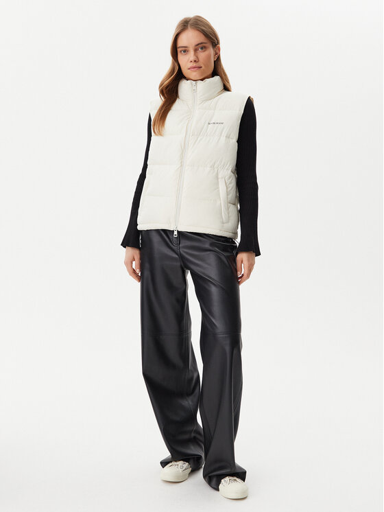 Guess Jeans Guess Jeans Жилетка за костюм W4BN59 WGII2 Екрю Regular Fit