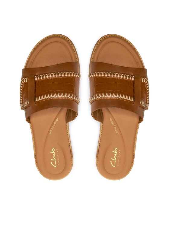 Clarks Clarks Natikači Maritime Mule 26176402 Rjava