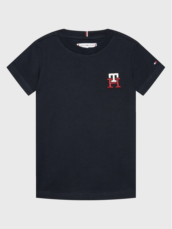 Tommy Hilfiger Tommy Hilfiger T-Shirt Monogram KS0KS00293 D Tmavomodrá Regular Fit