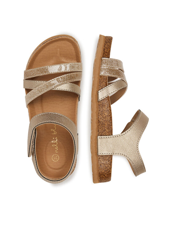 Nelli Blu Nelli Blu Sandalen CS20181-01A Goldfarben
