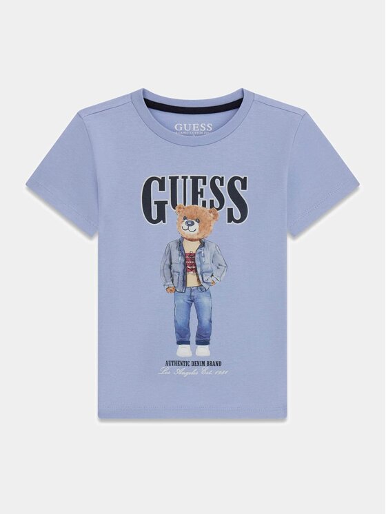 Guess Kids Guess Kids T-Shirt 180847 Modrá Classic Fit