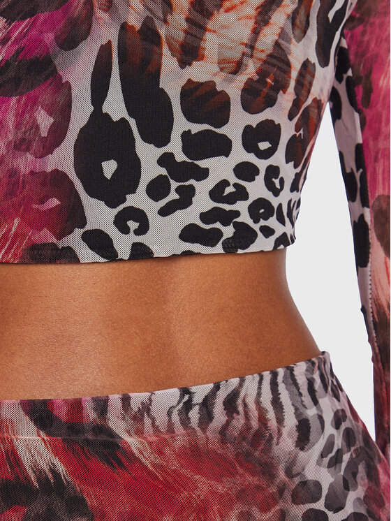 Guess Guess Vsakodnevna obleka W3RK75 KBAH2 Pisana Slim Fit