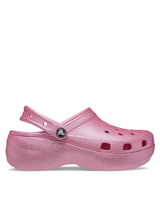 Crocs Ciabatte Classic Platform Glitter Clog W 207241 Rosa Modivo it