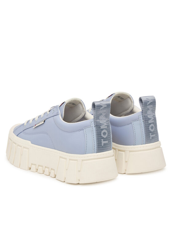 Tommy Jeans Tommy Jeans Sneakersy Tjw Flatform Chunky Sneaker EN0EN03036 Niebieski