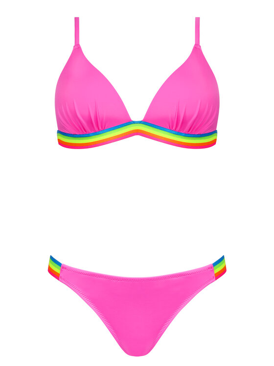 Miss Lou Miss Lou Bikini ML001 Różowy