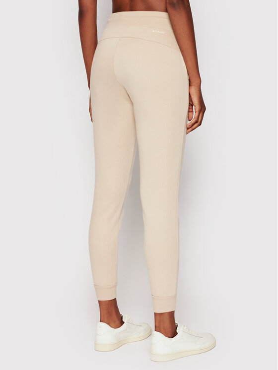 Columbia Columbia Pantaloni da tuta Logo Fleece 1940094 Beige Regular Fit