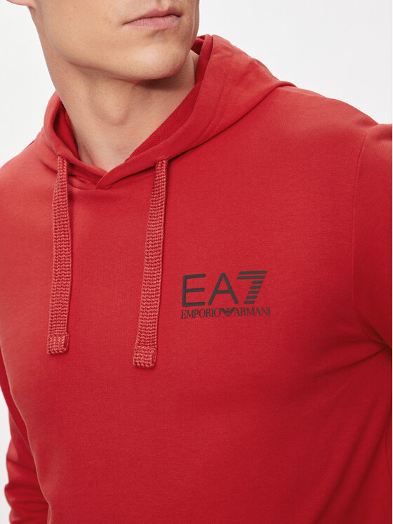 EA7 Emporio Armani EA7 Emporio Armani Mikina 8NPM18 PJ05Z 1461 Červená Regular Fit