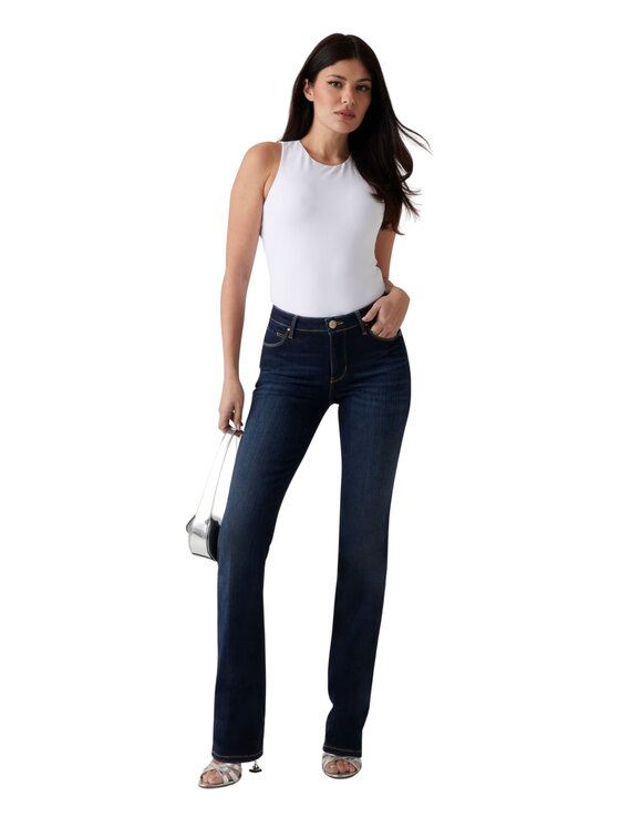 Guess Guess Τζιν Sexy straight power Σκούρο μπλε Straight Leg