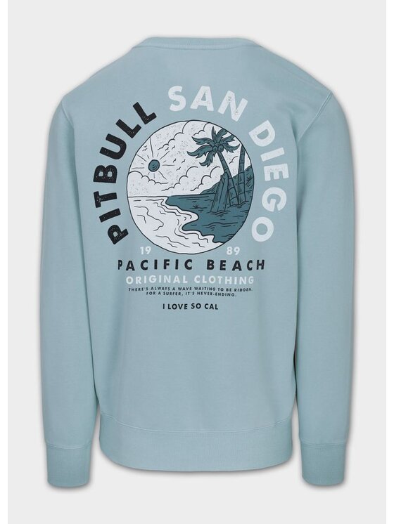 PITBULL PITBULL Bluza PLANETSURF Niebieski Regular Fit