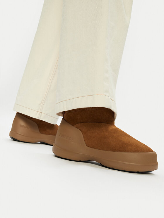 Moon Boot Moon Boot Hótaposó Luna Low Suede Boot 80D2480040 Barna