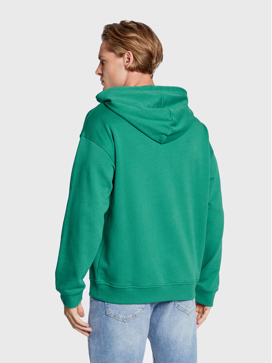 United Colors Of Benetton United Colors Of Benetton Bluza 3J68U2001 Zielony Regular Fit