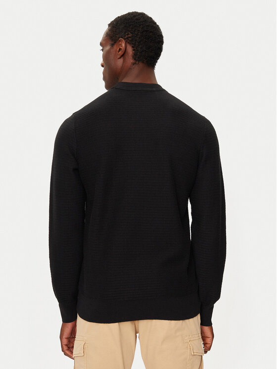 BOSS Boss Svetr Anion_S 50527584 Černá Regular Fit