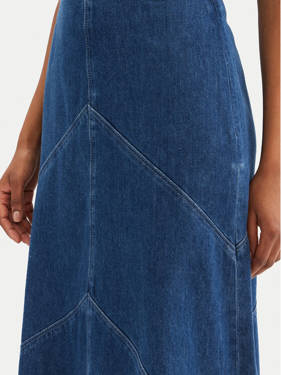 Bruuns Bazaar Bruuns Bazaar Fustă de blugi Eleen BBW4465 Albastru Regular Fit